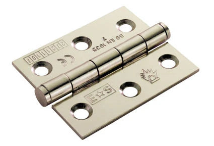 L&H GRADE 7 HINGES SATIN NICKEL 100X76X2.5
