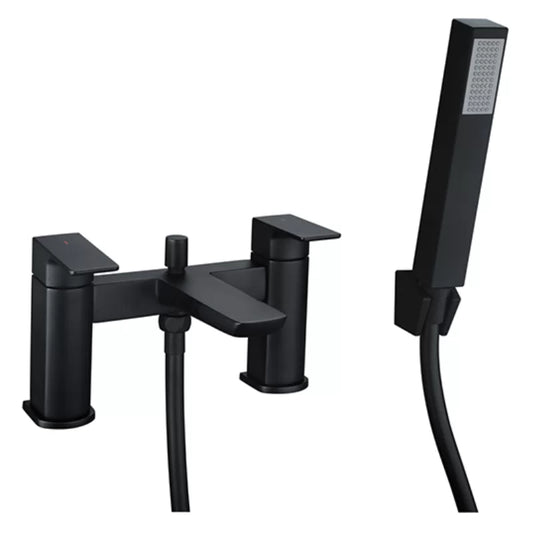 SWANSEA BATH SHOWER MIXER BLACK