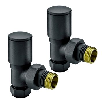 TAILORED ANGLE VALVE BLACK