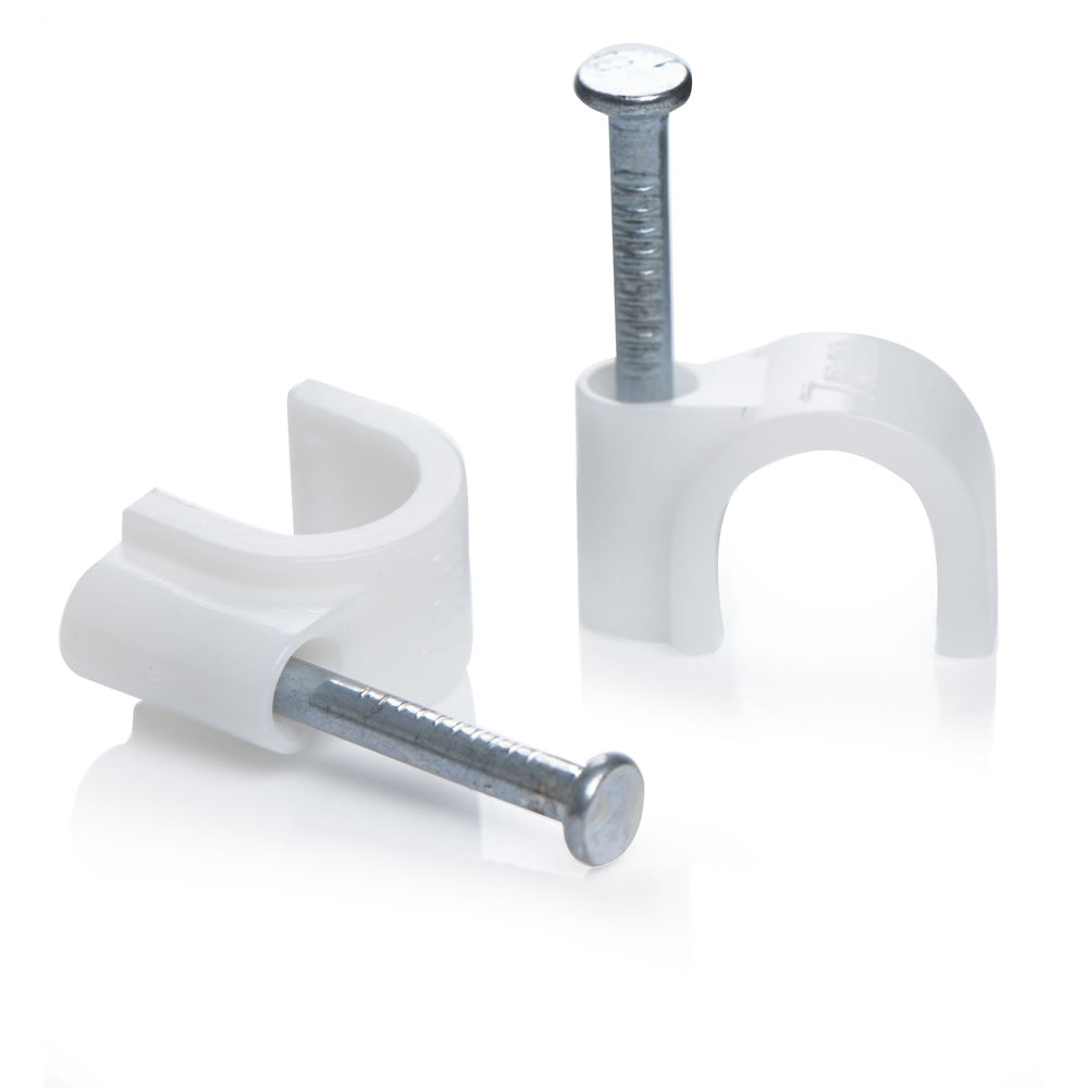 CORRY 7MM CABLE CLIPS PK20