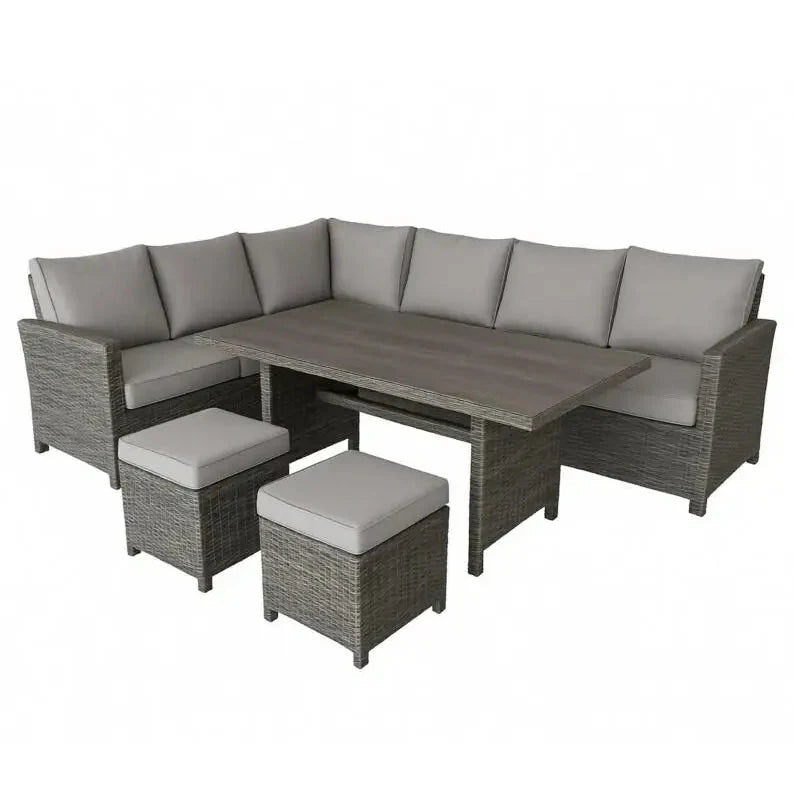 TUSCANY CAPRI RATTAN CORNER DINING SET