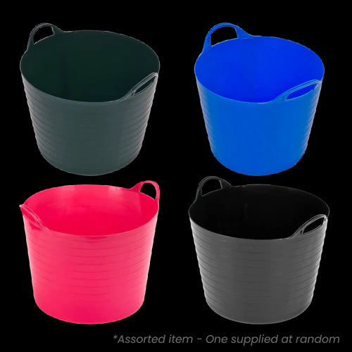 AMA 40LTR TUFF TUB GREEN/PURP/BLUE/BLK/PINK