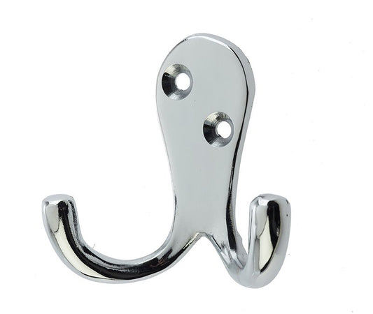 CORRY PHX TWIN CHROME ROBE HOOK