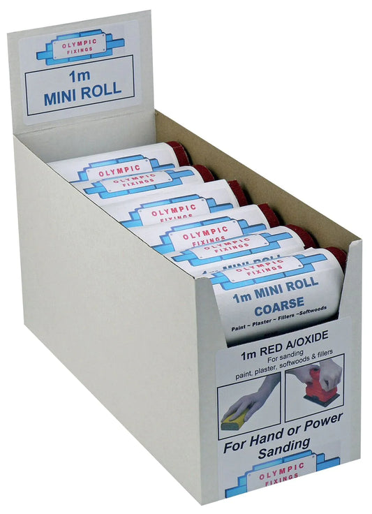 OLYMPIC SANDPAPER ROLL 1M FINE