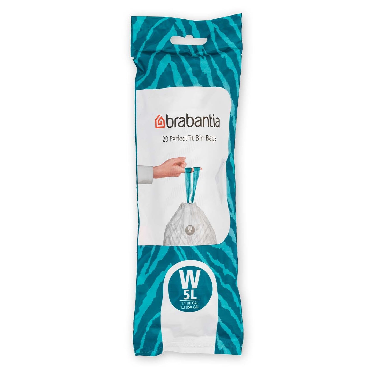 MCLOUGHLINS BRABANTIA BIN LINER 5LTR WHITE
