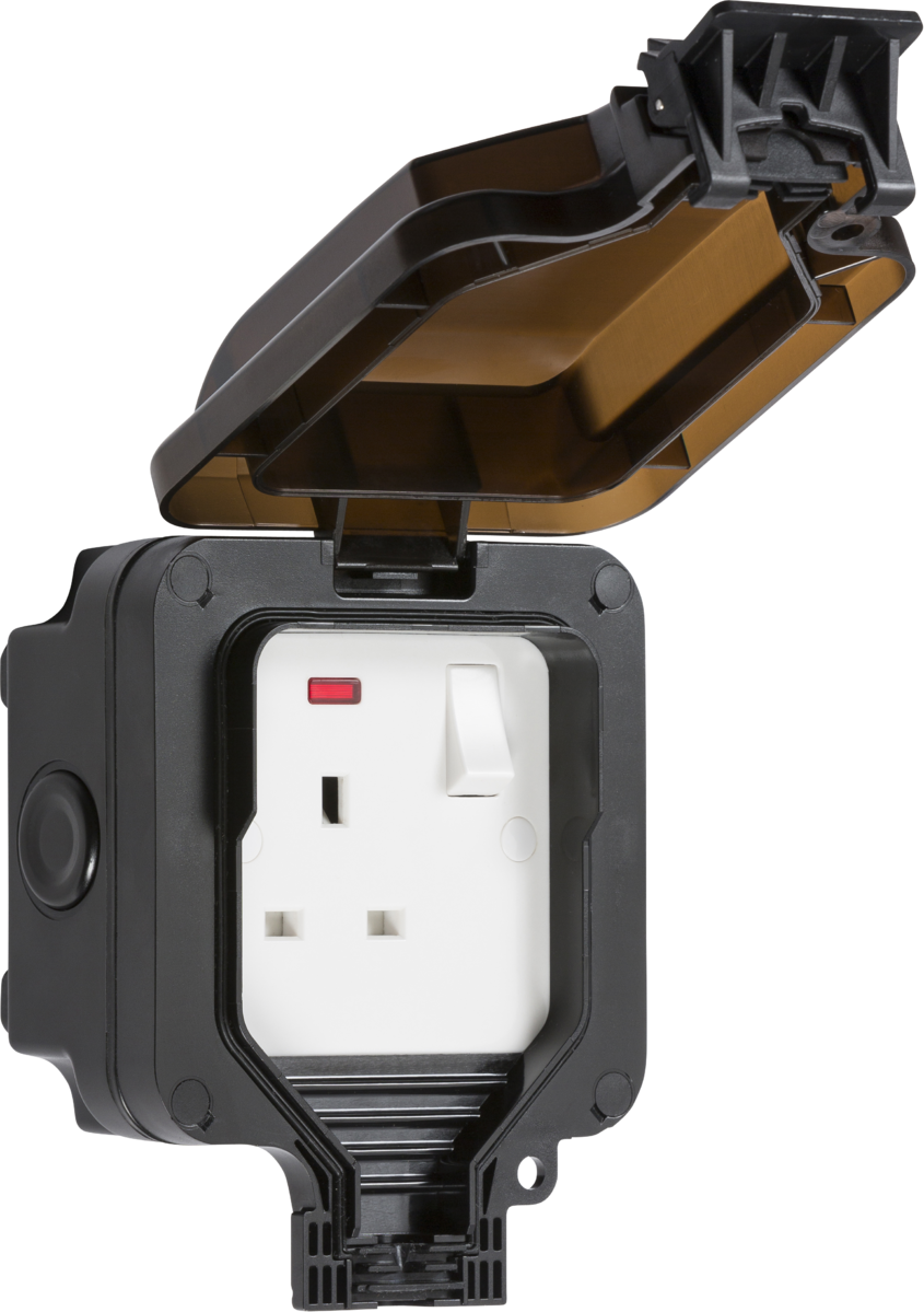 CORRY PHX OUTDOOR SOCKET HD 1G SWITCHED