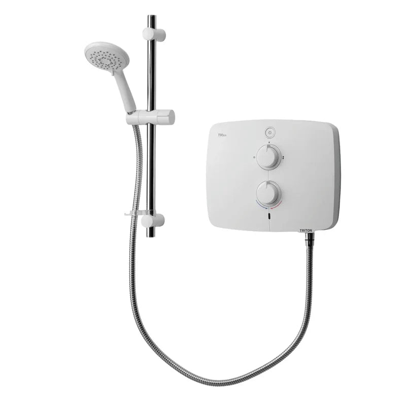 TRITON 9KW PUMPED ELEC SHOWER WHITE