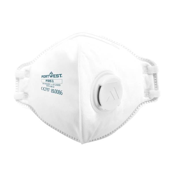 PORTWEST FFP3 VALVED RESPIRATOR DUST MASK