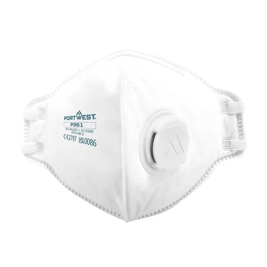 PORTWEST FFP3 VALVED RESPIRATOR DUST MASK