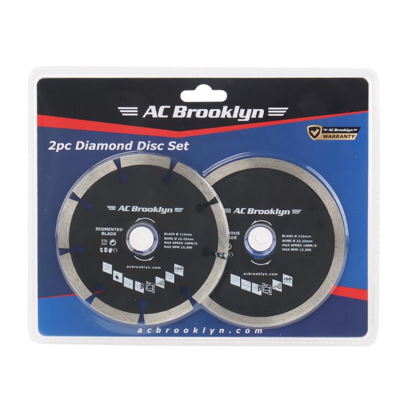AC BROKLYN 2PCE DIAMOND DISC SET