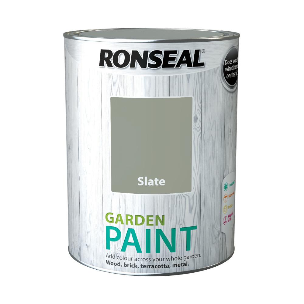 RONSEAL GARDEN PAINT 5 ltr Slate