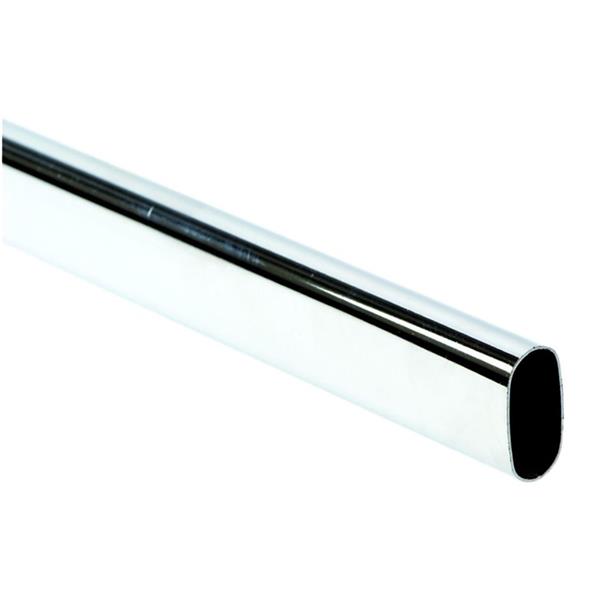 CHROME OVAL TUBE 6FT