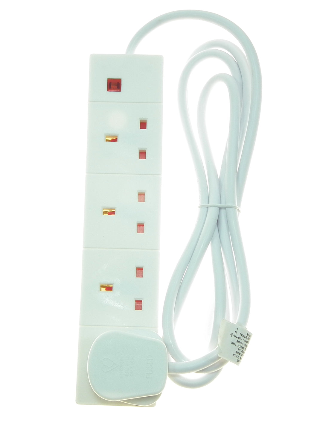 AMA P/MASTER EXTENSION LEAD 4WAY 2M