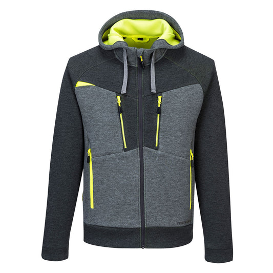 PORTWEST DX4 MENS HOODY METAL GREY XLARGE