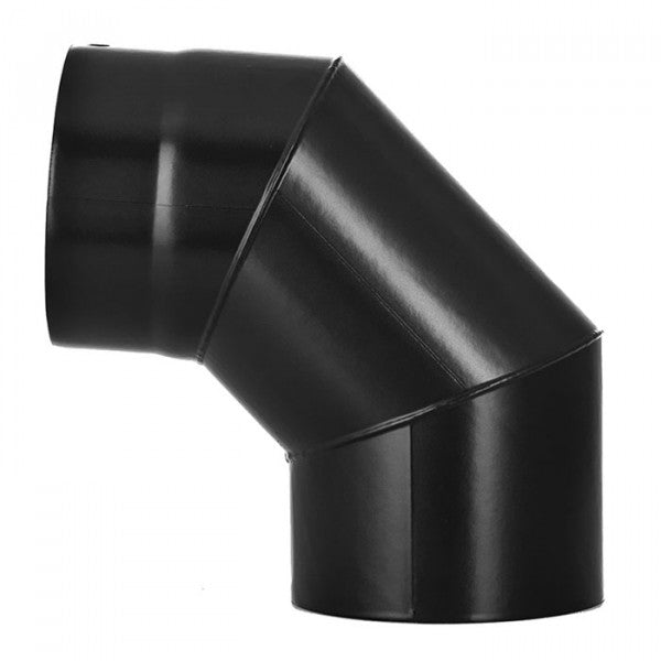 MIFLUE 125MMX90DEG BEND MATT BLACK