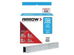 TOB T50 1/2" 12MM STAPLES 1250