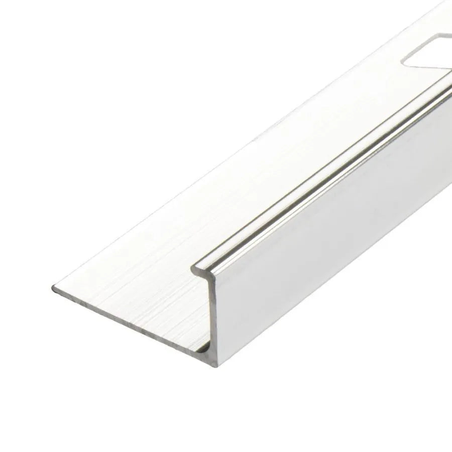 EVODE 12MM STRAIGHT EDGE CHROME TILE TRIM