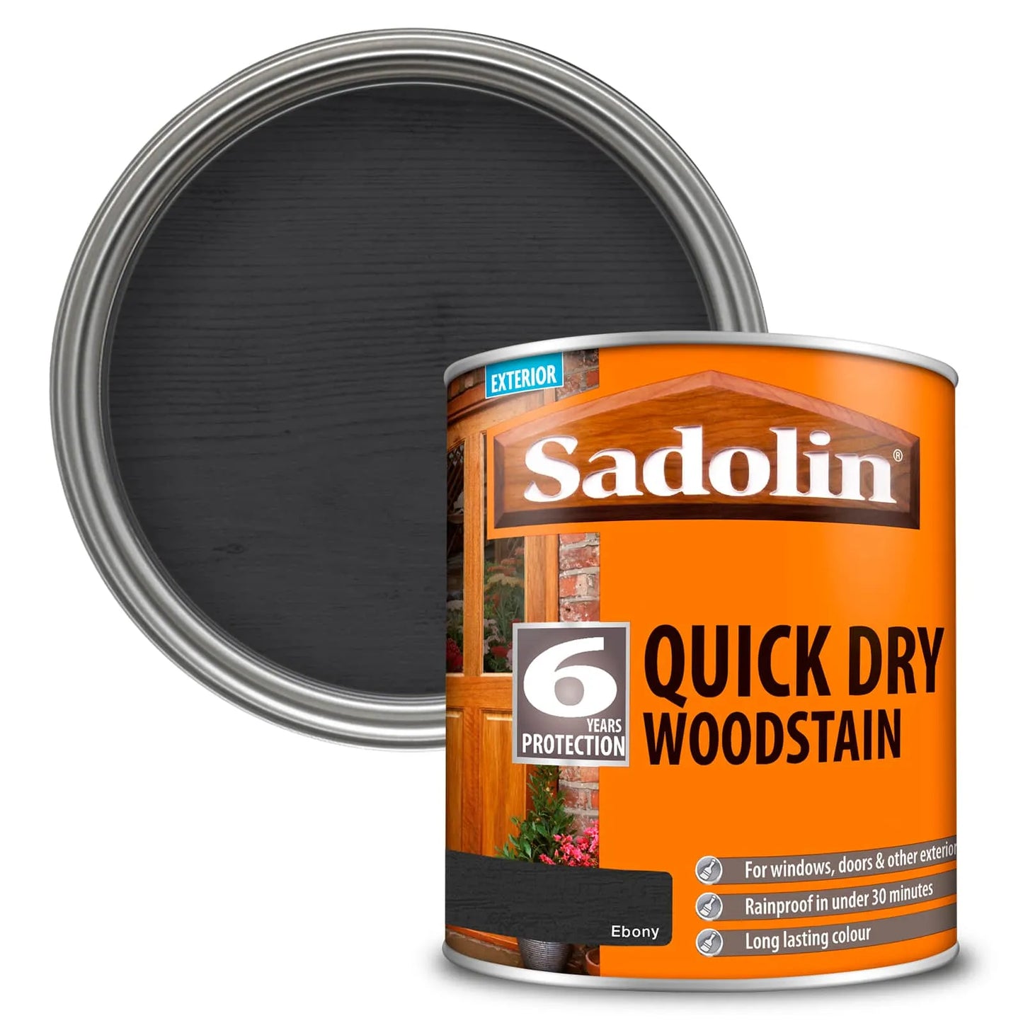 SADOLIN QD WOODSTAIN 2.5LT EBONY
