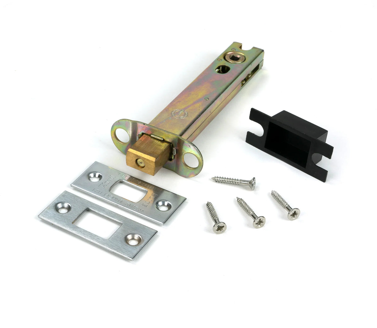 L&H TUBULAR DEADBOLT 4" BRASSED