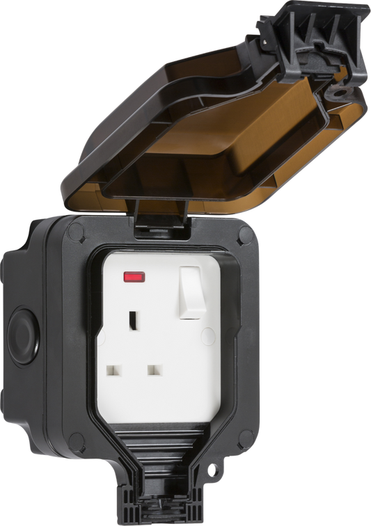CORRY PHX OUTDOOR SOCKET HD 1G SWITCHED