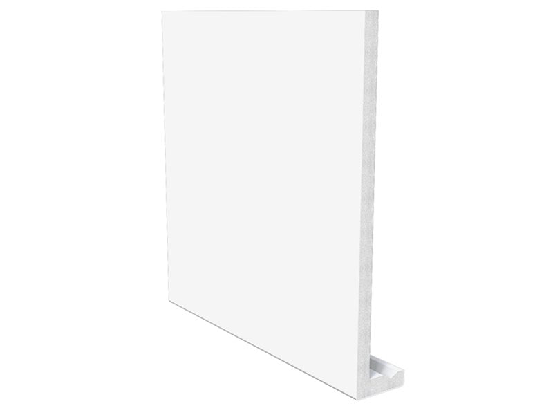 JGK SQ EDGED FASCIA 9MM L STYLE 300MM WHITE