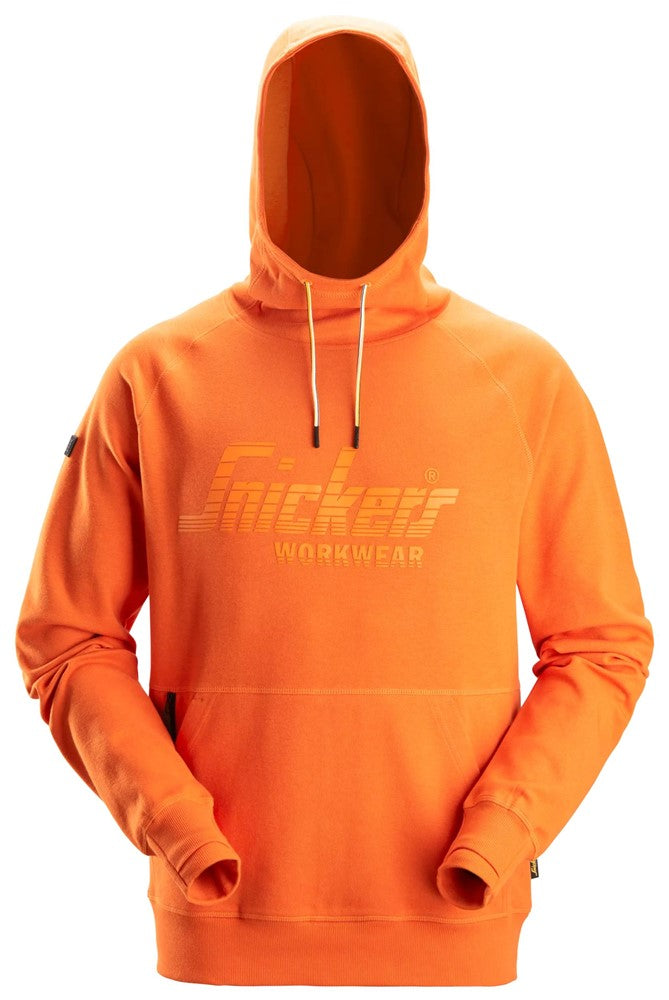 SNICKERS LOGO HOODIE ORANGE S