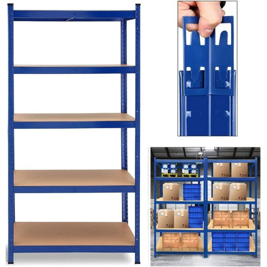 AMA BLACKSPUR METAL SHELF UNIT 2.2M