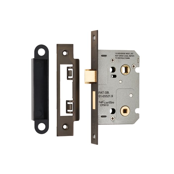 LOCKS EASI T BATHROOM LOCK 2.5 BRONZE