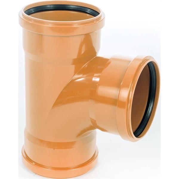 WAVIN SEWER 6''X90 DEG D/C BRANCH TRIPLE