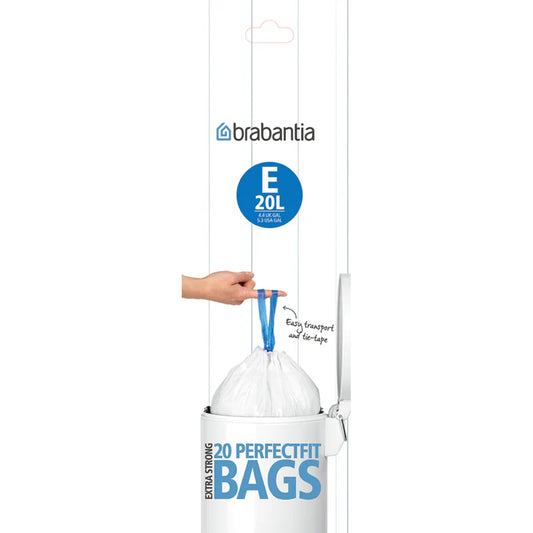 MCL BRABANTIA BIN LINERS E 20LT (10)