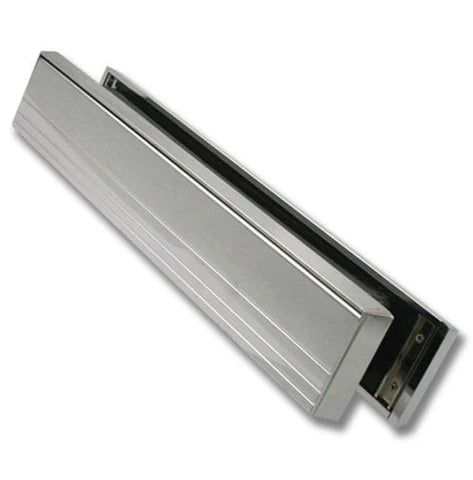 L&H LETTERBOX SLIMASTER SILVER 316 X 50MM