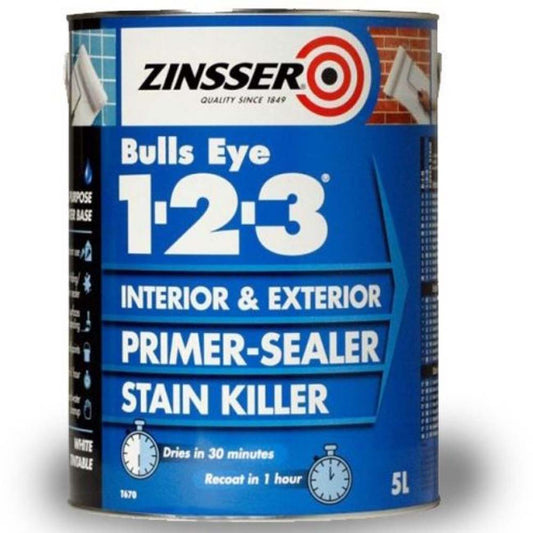 DECOR ZINSSER BULLEYE 123 5LTR