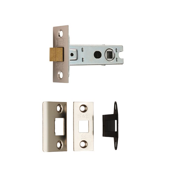 L&H TUBULAR MORTICE LATCH WITH BOLT THROUGH