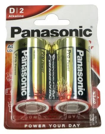 POWERLINE PANASONIC  D 2 PK  BATTERIES