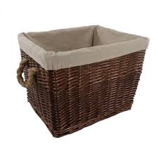 SIROCCO RECT LINED WICKER BASKET