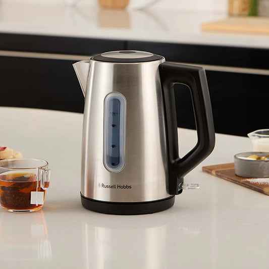 RUSSELL HOBBS HEATON BRUSHED STEEL KETTLE
