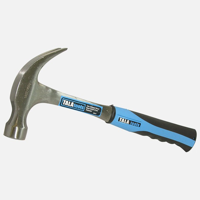 TALA 16OZ STEEL SHAFT CLAW HAMMER