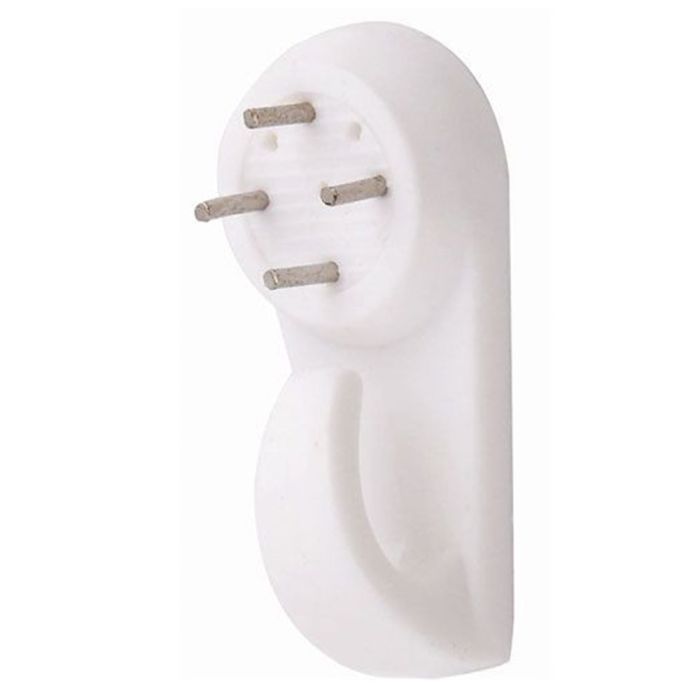 CORRY PHX PICTURE HOOK 30MM WHITE 4PK
