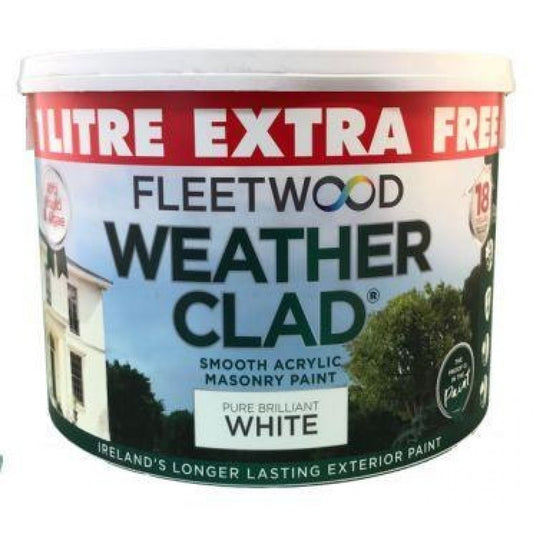 FLEETWOOD WEATHERCLAD WHITE 10lt (9+1LT FOC)