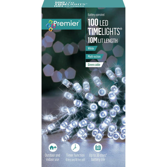 100 LED TIMELIGHTS 10M White