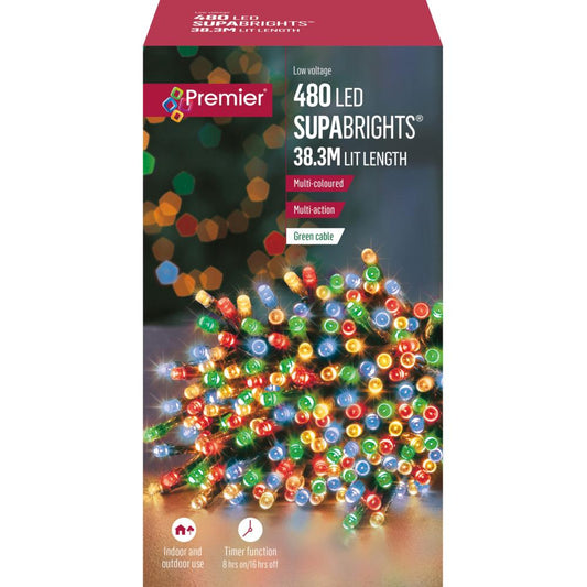 480  LED SUPABRIGHTS - TIMER 38.3M M/COLO