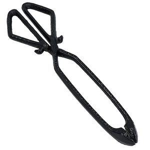 DECOR CASTLE LIVING HEAVY DUTY FIRE TONGS 15"