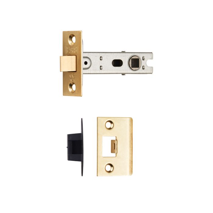 L&H TUBULAR MORTICE LATCH WITH BOLT THROUGH