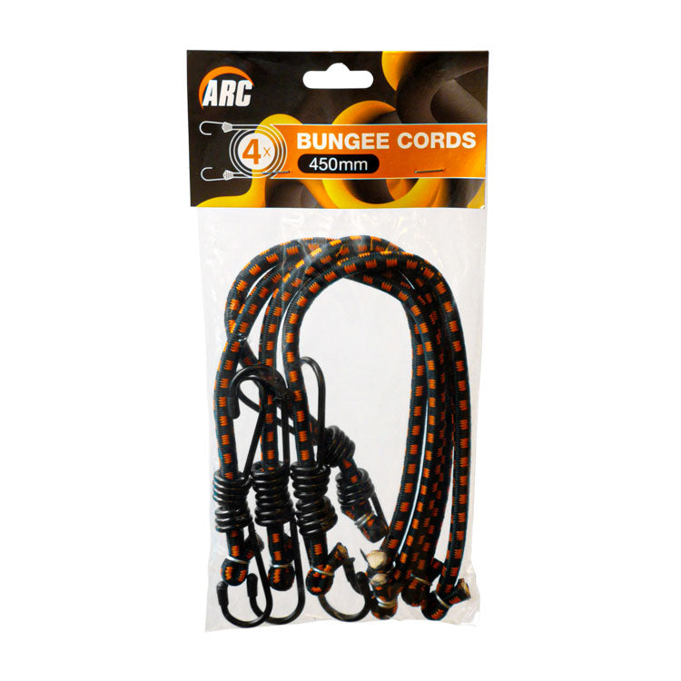 ARC BUNGEE CORD 4PK 18" 450MM