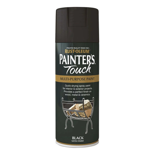 DYCON  PAINTERS TOUCH SATIN BLACK 400ML
