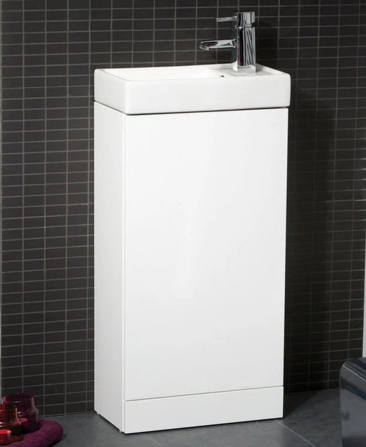 USHER SONAS BASLE WHITE GLOSS UNIT & BASIN