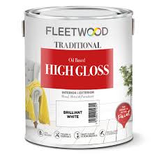 FLEETWOOD HIGH GLOSS B WHITE 5LT
