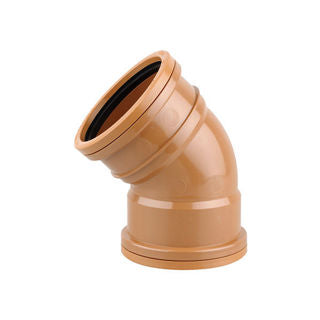 SEWER 4'' X 45 DEG D/C BEND