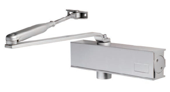 L&H  OVERHEAD DOOR CLOSER SIZE 2 SILVER