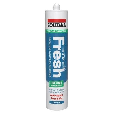 SOUDAL STAY FRESH SILICONE IVORY 290ML